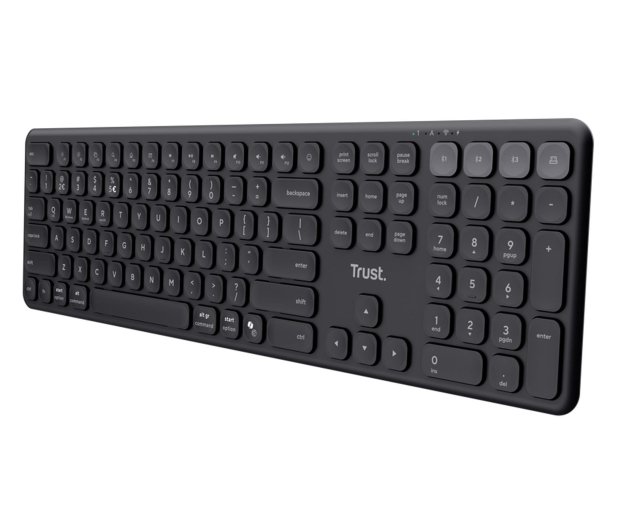 Trust VAIYA MULTIDEVICE wireless KEYBOARD US - 1489316 - zdjęcie 2